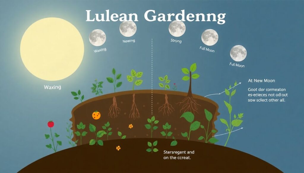 Лунный календарь садовода и огородника на 2025 год - иллюстрация