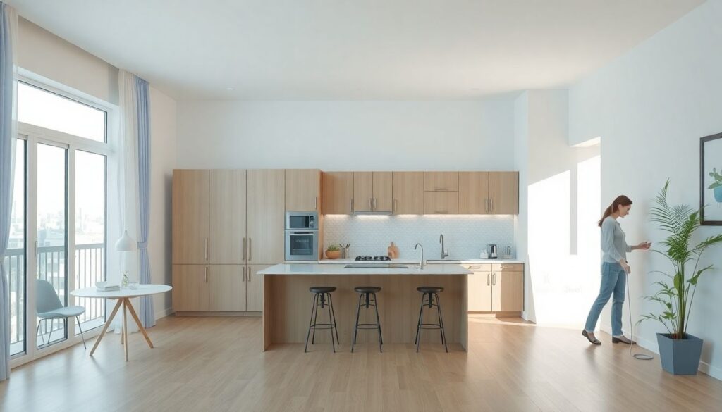 Дизайн кухни, совмещенной с балконом: идеи и согласование - иллюстрация