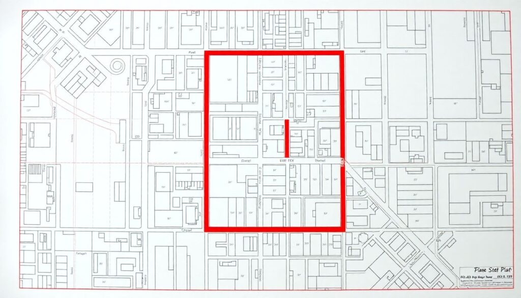Что такое красные линии на плане участка и можно ли за ними строить - иллюстрация