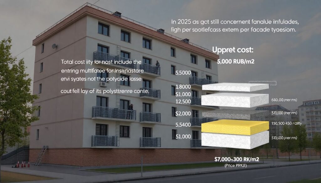 Утепление наружных стен пенополистиролом (ППС) - иллюстрация