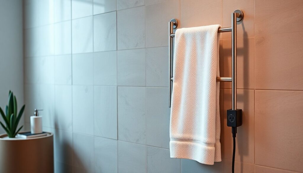 Установка и подключение электрического полотенцесушителя - иллюстрация