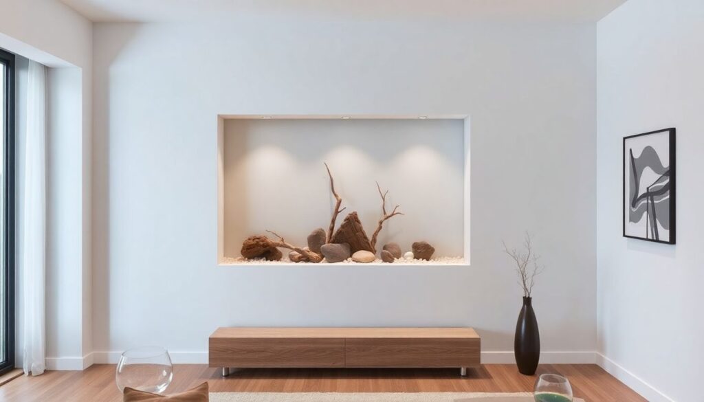 Сухой аквариум в интерьере: необычная идея декора - иллюстрация