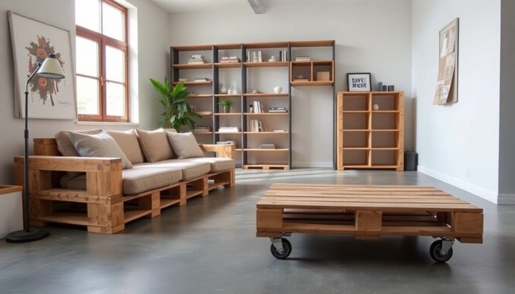 Как сделать садовую мебель из поддонов: столы, диваны, кресла - иллюстрация