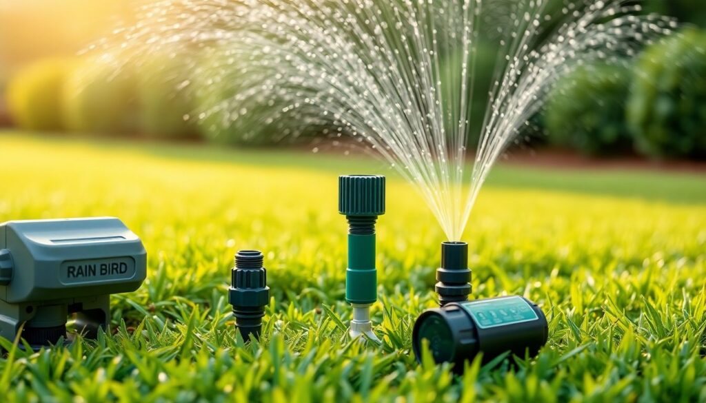 Обзор систем автоматического полива Hunter, Rain Bird, Gardena - иллюстрация