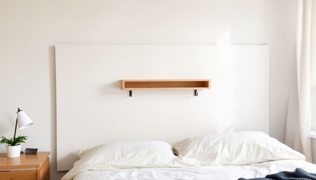 Оформление изголовья кровати в спальне: 30 идей - иллюстрация