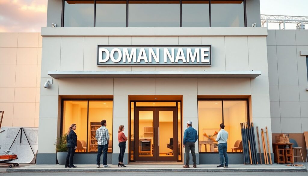 Как выбрать и зарегистрировать домен для строительного блога - иллюстрация