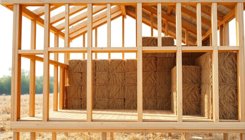 Строительство дома из соломенных блоков: экологично и тепло - иллюстрация