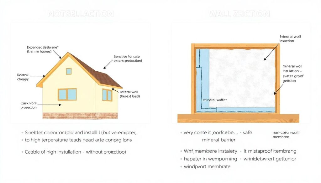 Утепление кирпичных стен снаружи под штукатурку - иллюстрация