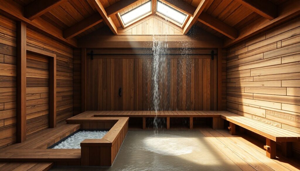 Внутренняя отделка бани: выбор материалов для парной, мойки и комнаты отдыха - иллюстрация