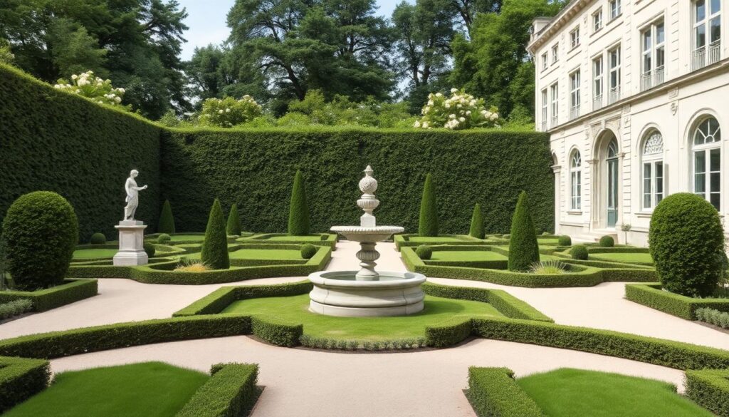 Сад в регулярном (французском) стиле: принципы планировки - иллюстрация