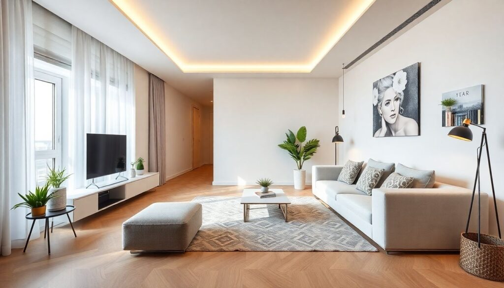 Дизайн интерьера в стиле фьюжн: сочетание несочетаемого - иллюстрация