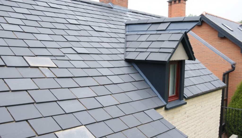 Сланцевая кровля: элитный материал на века - иллюстрация