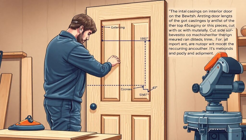 Установка дверной коробки и наличников своими руками - иллюстрация