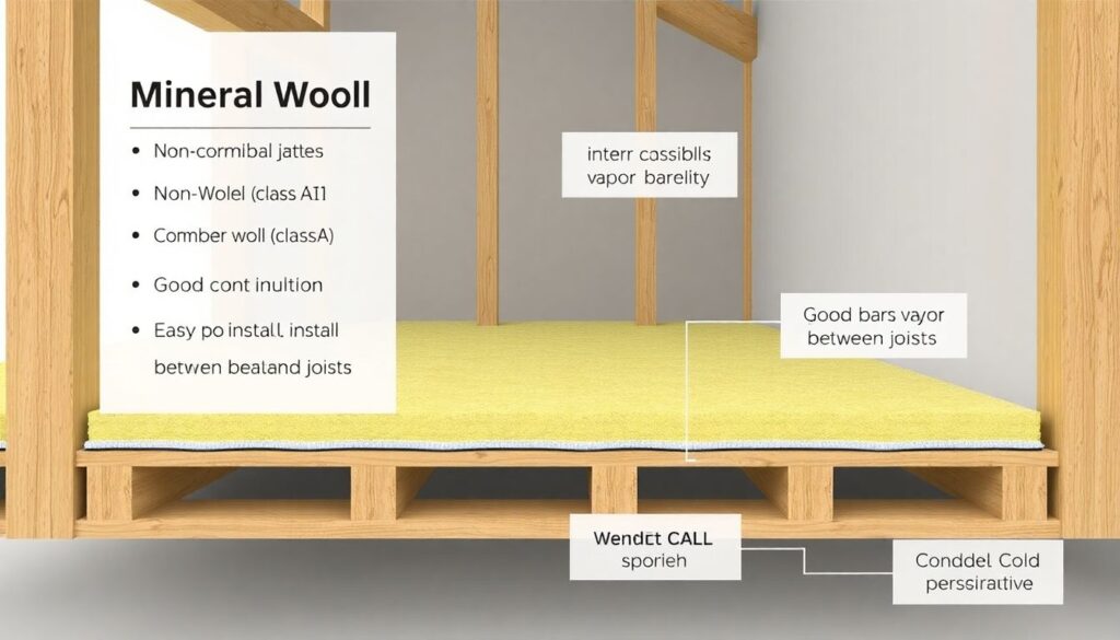 Утепление перекрытия между теплым и холодным этажами - иллюстрация