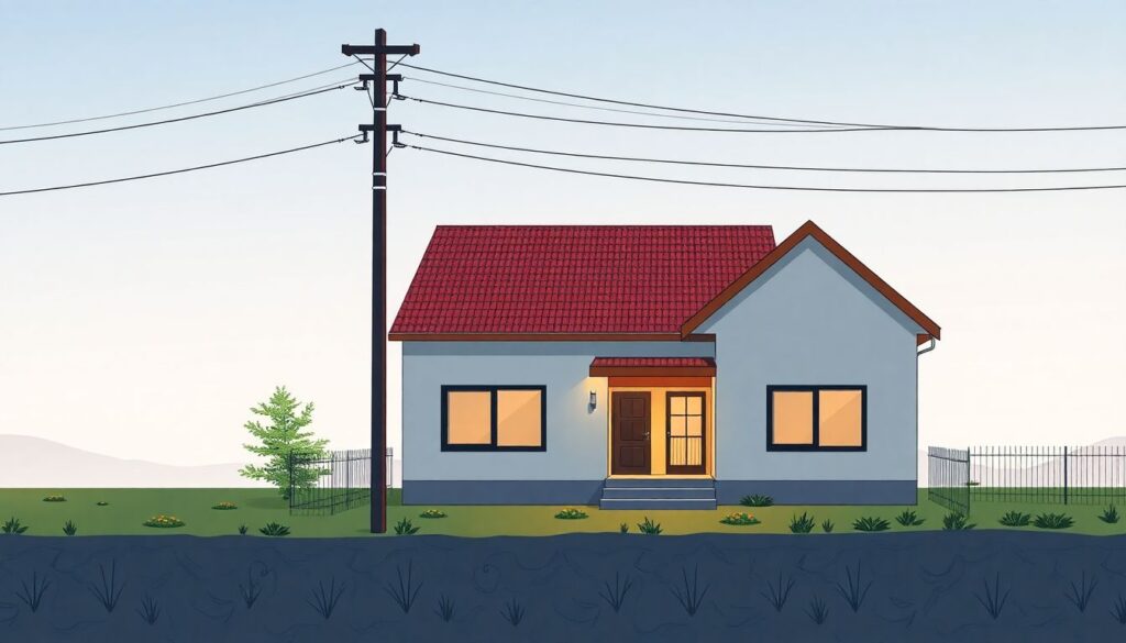 Как подключить электричество к участку без дома (15 кВт) - иллюстрация
